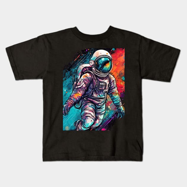 Spacing Out Kids T-Shirt by Oddities Outlet